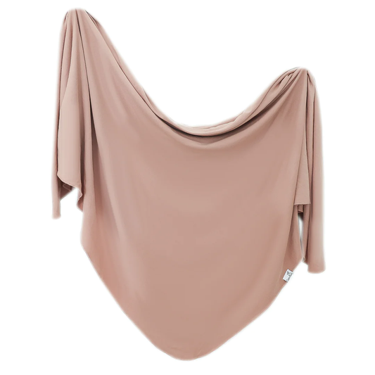 COPPER PEARL KNIT SWADDLE - PECAN