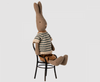 MAILEG RABBIT SIZE 1, DUSTY BROWN - SHIRT AND SHORTS