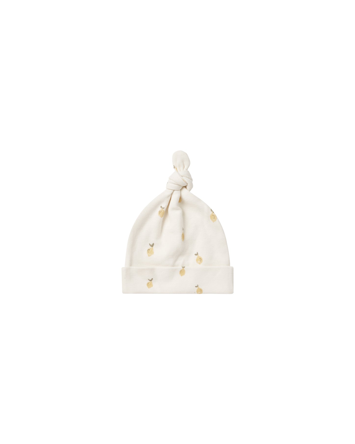 QUINCY MAE KNOTTED BABY HAT || LEMONS