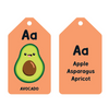 A IS FOR AVOCADO RING FLASH CARDS