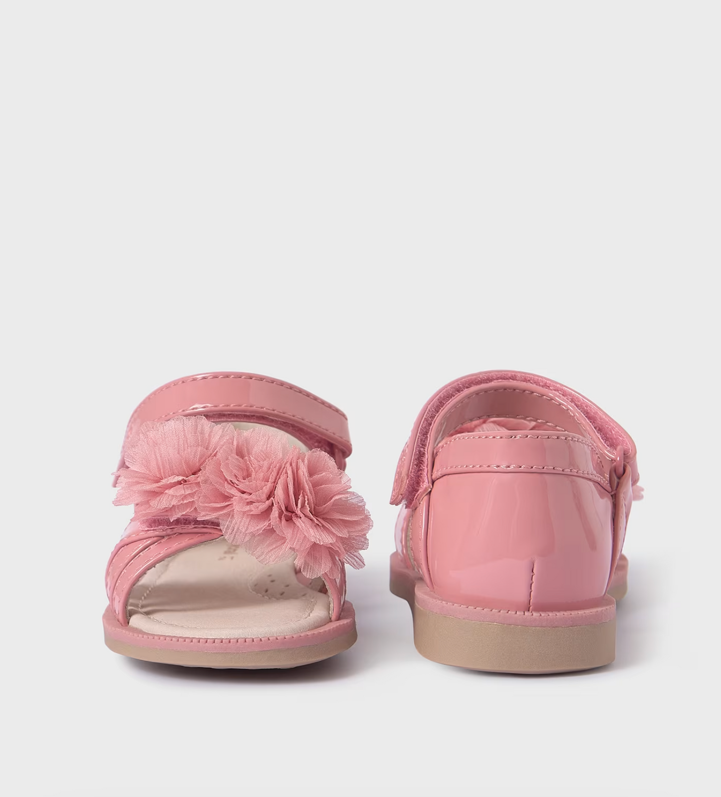 MAYORAL BABY PATENT LEATHER SANDALS