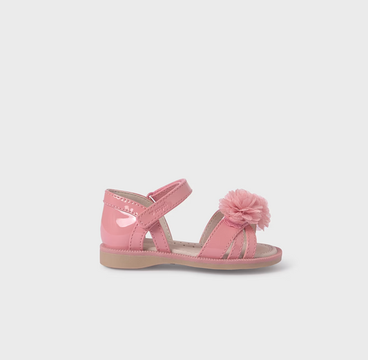 MAYORAL BABY PATENT LEATHER SANDALS