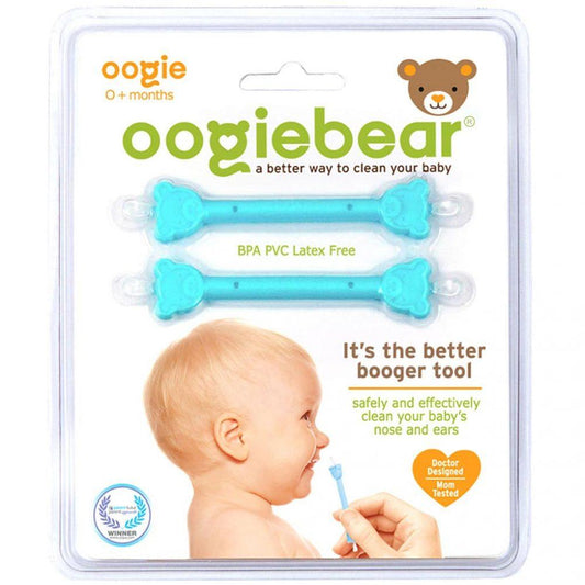 OOGIEBEAR - TWO PACK NASAL BOOGER AND EAR CLEANER - BLUE AND BLUE