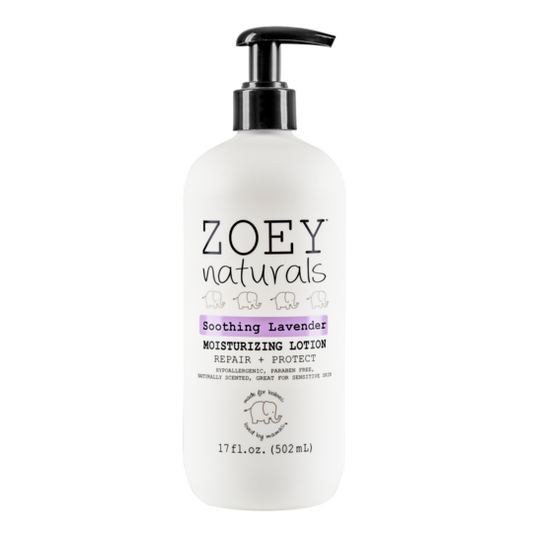 ZOEY NATURALS SOOTHING LAVENDER MOISTURIZING LOTION 17OZ