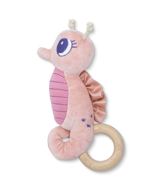 PINK SEAHORSE RATTLE