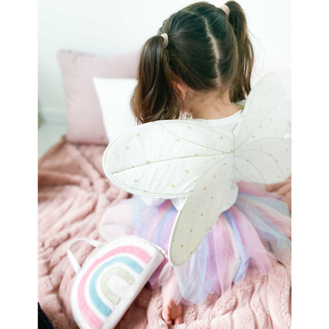 DRESS UP SET - FAIRY WINGS AND STAR MAGIC WAND