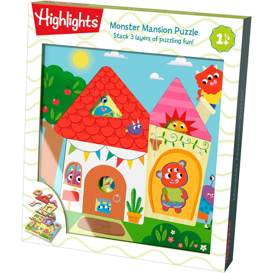 HABA WOODEN PUZZLE: MONSTER MANSION