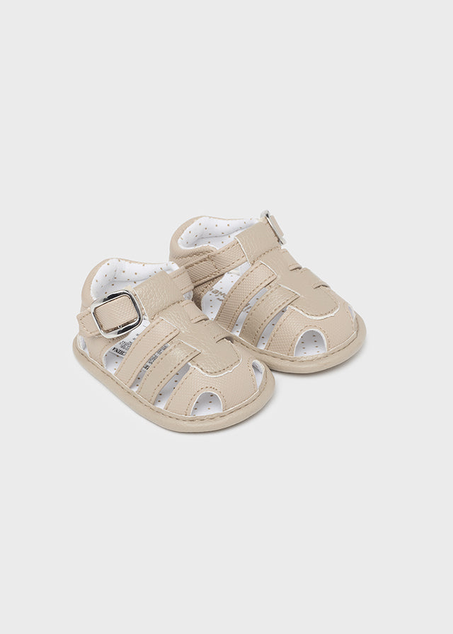 MAYORAL BUCKLE SANDALS - TAUPE