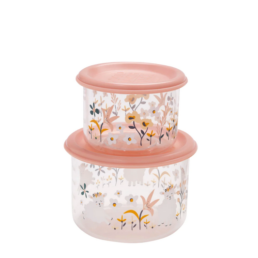 ORE GOOD LUNCH CONTAINERS SET OF 2  SMALL - LILY THE LAMB