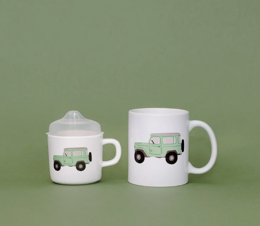 VINTAGE TRUCK TWO OF A KIND CUP SET