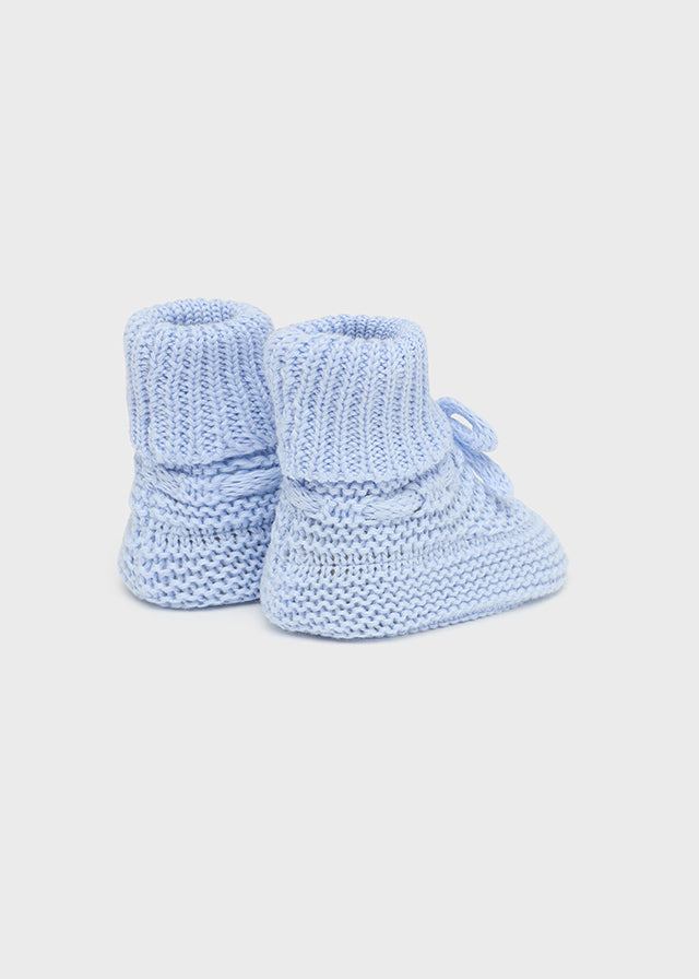 MAYORAL KNIT BOOTIES - BLUE