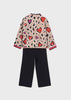 ABEL & LULA HEART SWEATER AND PANT SET