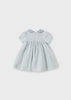 MAYORAL SHORT SLEEVED SMOCKED DRESS