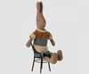 MAILEG RABBIT SIZE 2 - DUSTY BROWN - SHIRT AND SHORTS