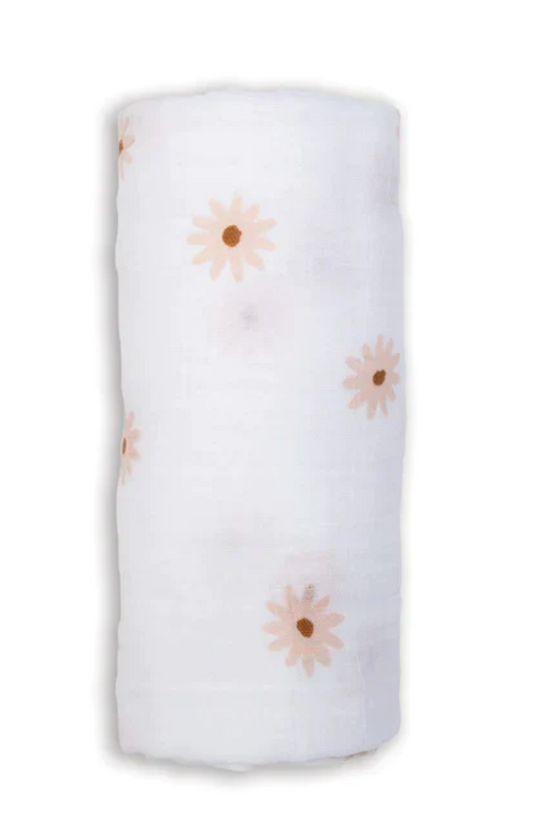 COTTON SWADDLE - DAISIES