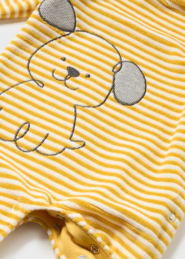 MAYORAL VELOUR ONESIE  Buttercup Baby Co.