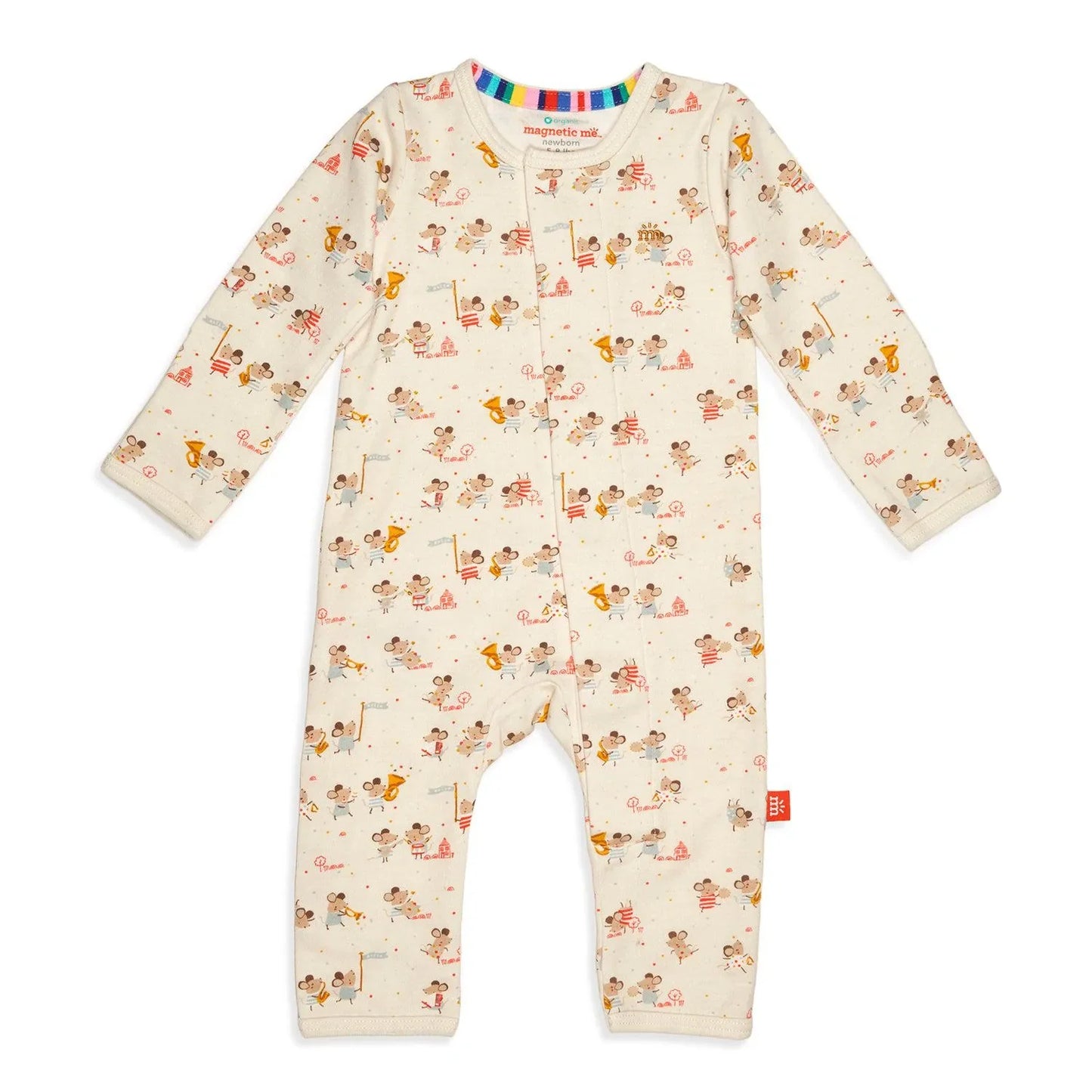 MAGNETIC ME OF MICE & BAND ORGANIC COTTON COVERALL