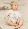 RYLEE + CRU RELAXED BUBBLE ROMPER PARROT