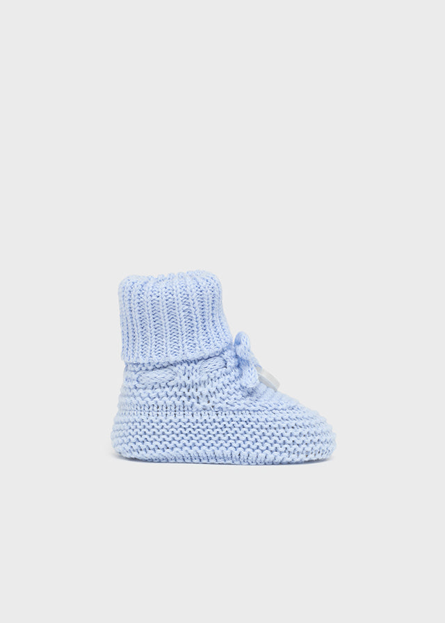 MAYORAL KNIT BOOTIES - BLUE