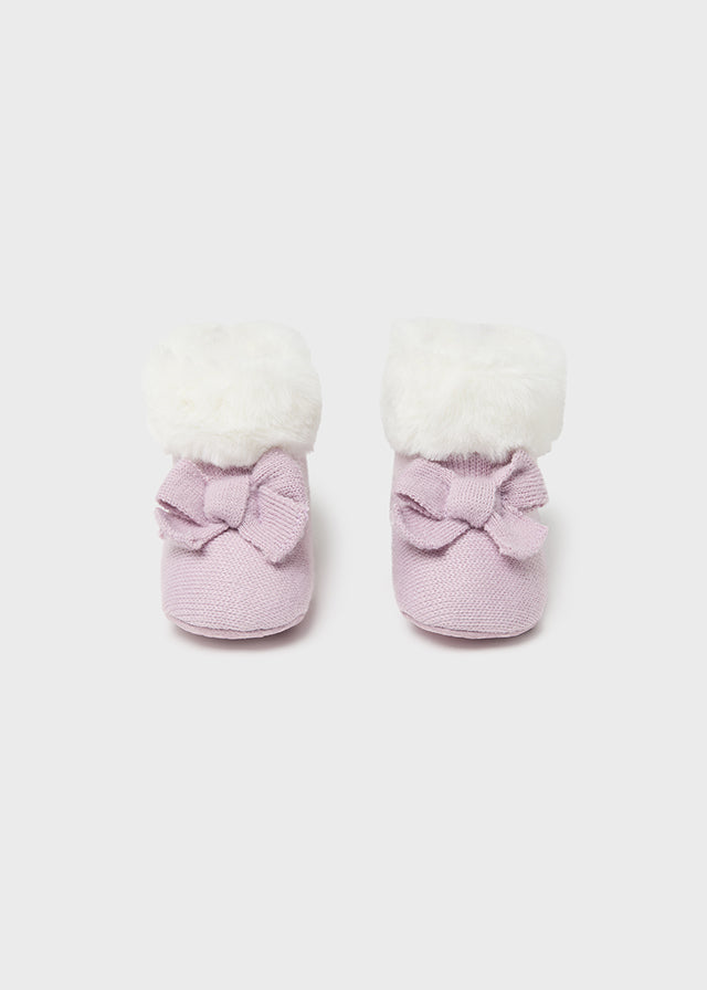 MAYORAL KNITTED BOOTIE - VIOLET