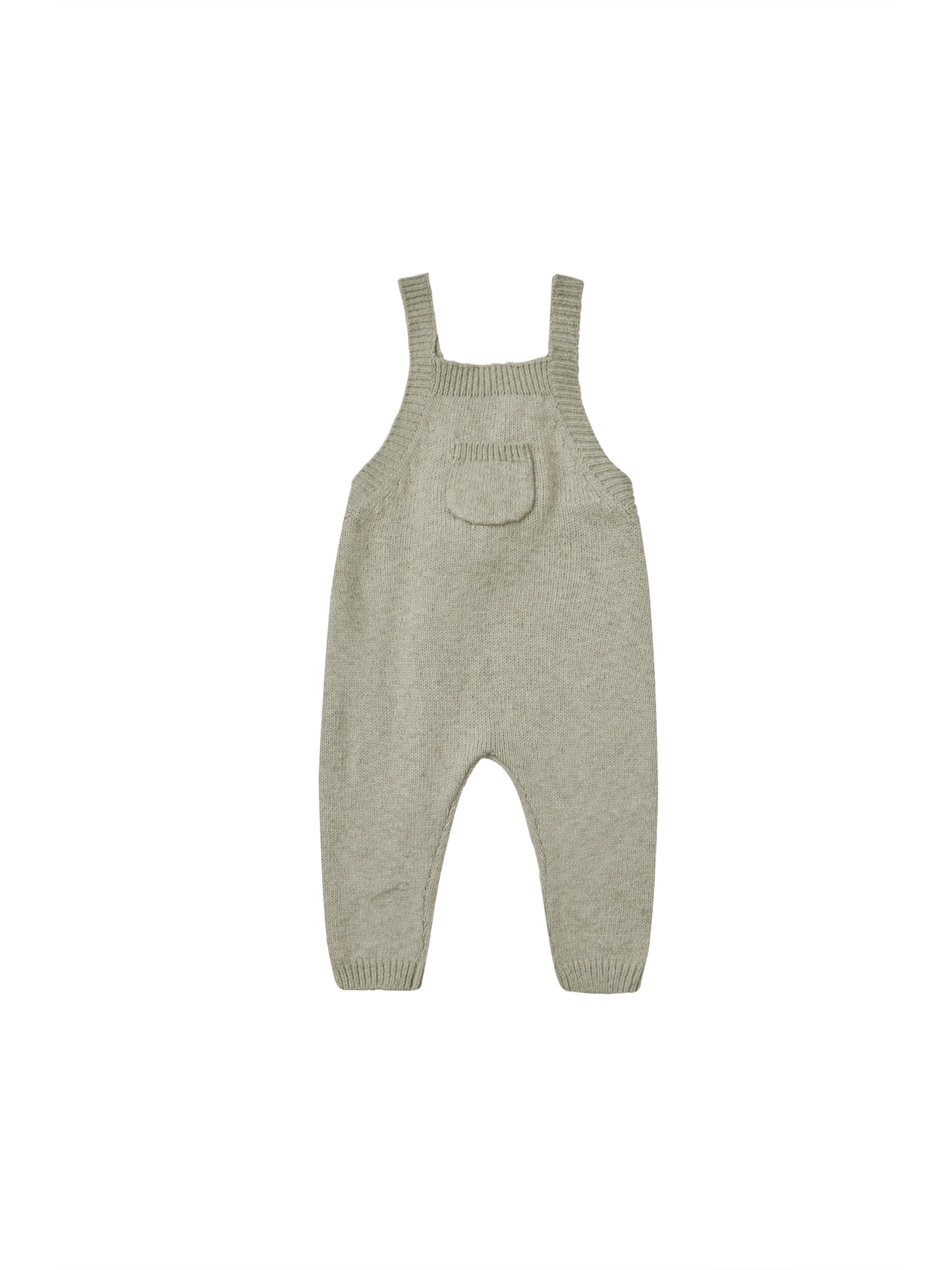 QUINCY MAE KNIT OVERALLS - SAGE
