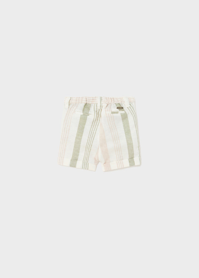 MAYORAL STRIPED LINEN SHORTS