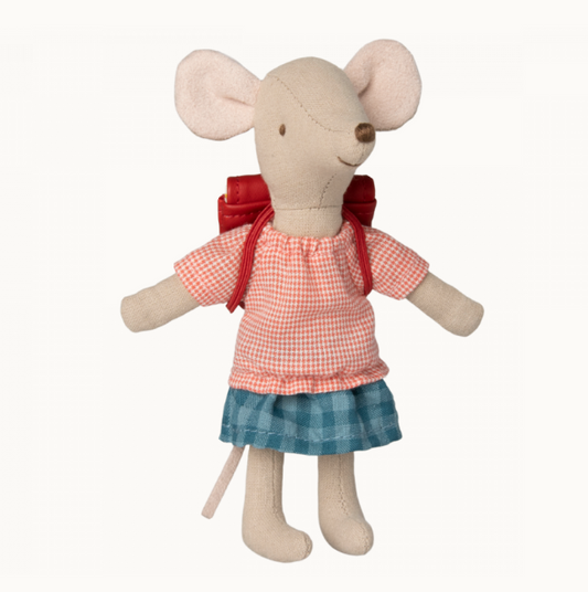 tricycle mouse big sister with bag