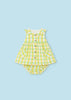 MAYORAL PLAID DRESS WITH BLOOMER SET