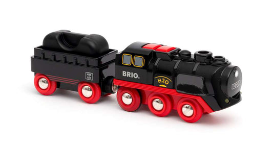BRIO BATTERY-OPERATED STEAMING TRAIN