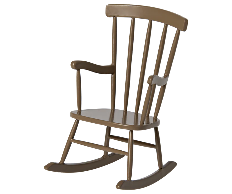 MAILEG ROCKING CHAIR, MOUSE - LIGHT BROWN