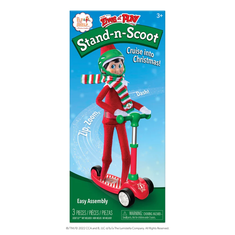 THE ELF ON THE SHELF STAND - N - SCOOT