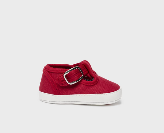 MAYORAL RED CANVAS SNEAKERS