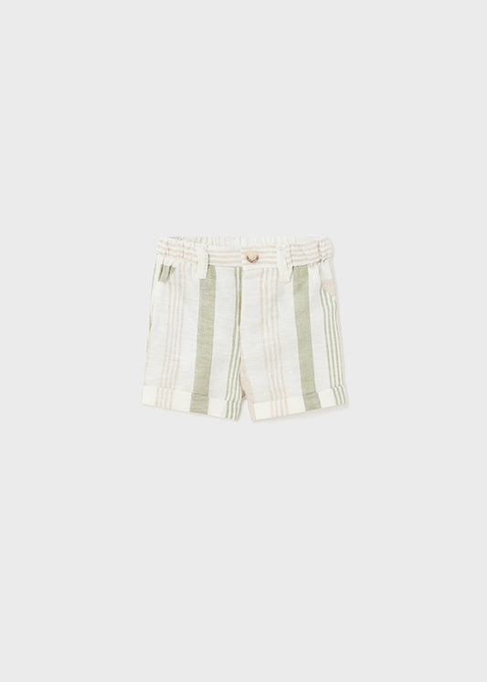 MAYORAL STRIPED LINEN SHORTS