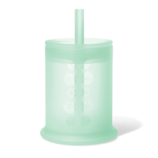 OLABABY TRAINING CUP WITH LID + STRAW 9OZ