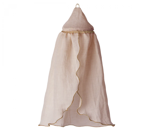 MAILEG MINIATURE BED CANOPY - ROSE