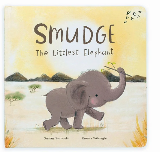 JELLYCAT SMUDGE THE LITTLES ELEPHANT BOOK