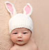 BUNNY HAT , WHITE/PINK