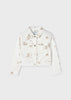 MAYORAL GIRLS EMBROIDERED TWILL JACKET