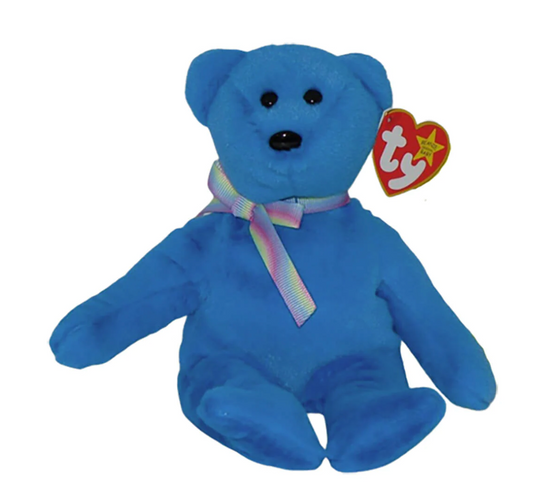 TY TEDDY II - BEAR BLUE REGULAR