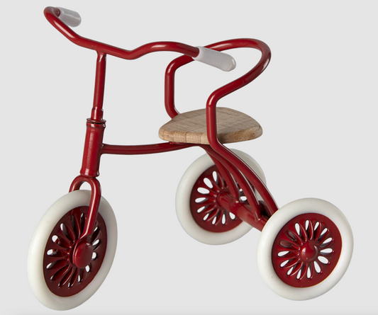 MAILEG ABRI A TRICYCLE MOUSE - RED