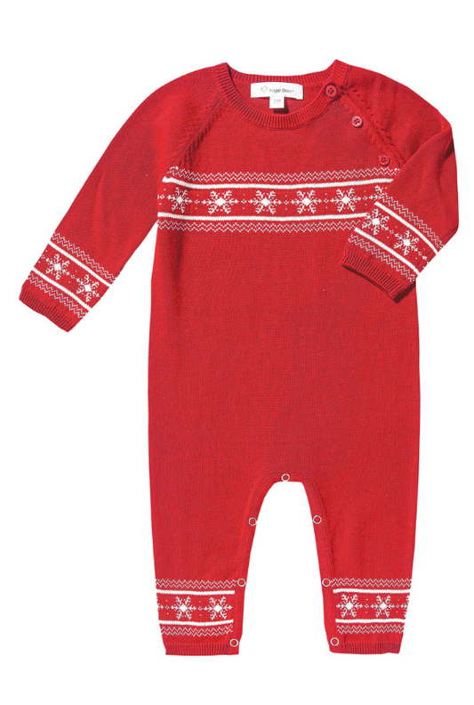 RED HOLIDAY COVERALL