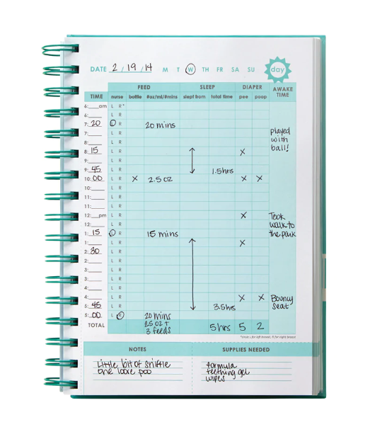 BABY'S DAILY LOGBOOK PLANNER