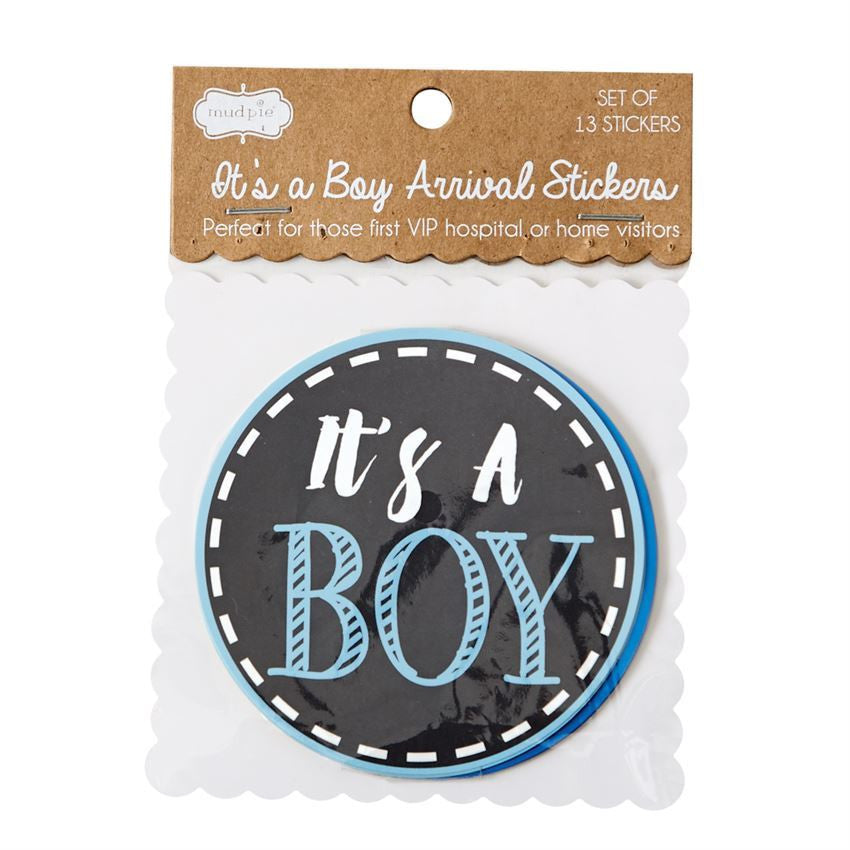 ITS A BOY ARRIVAL STICKERS