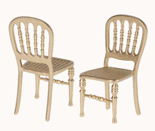 MAILEG CHAIR, MOUSE - GOLD