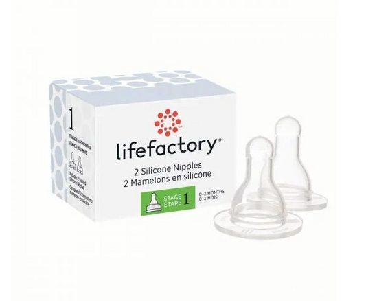 LIFEFACTORY SILICONE NIPPLES