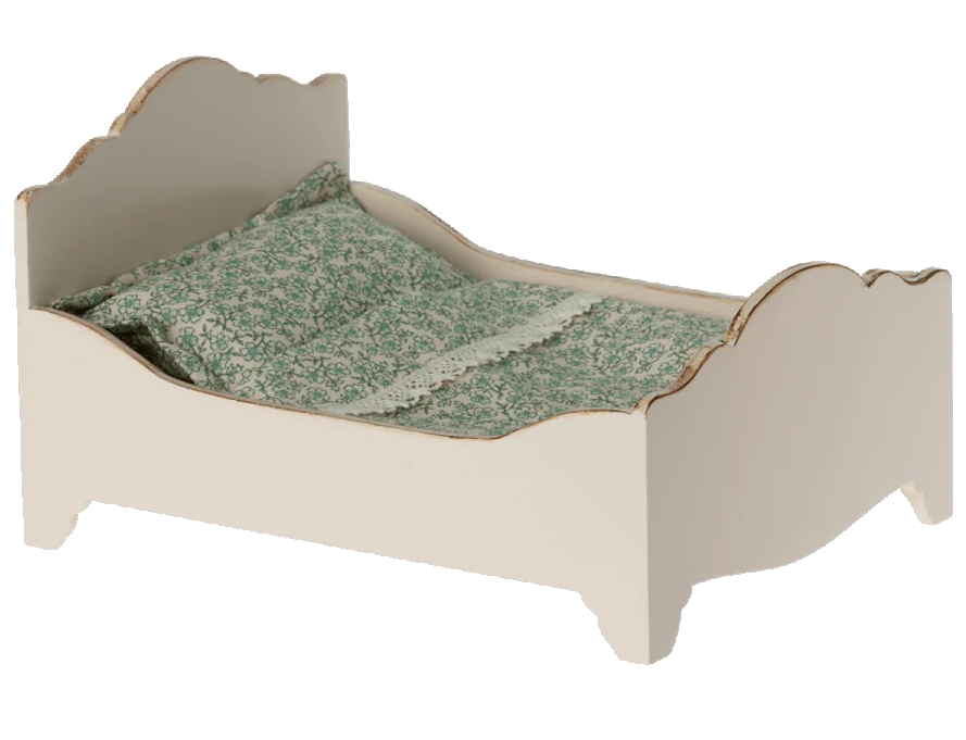 maileg wooden bed dolls