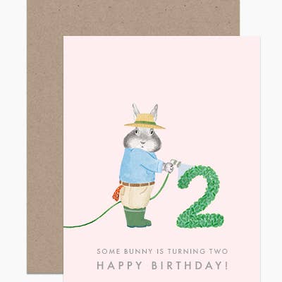 SOME BUNNY IS TURNING 2! CARD