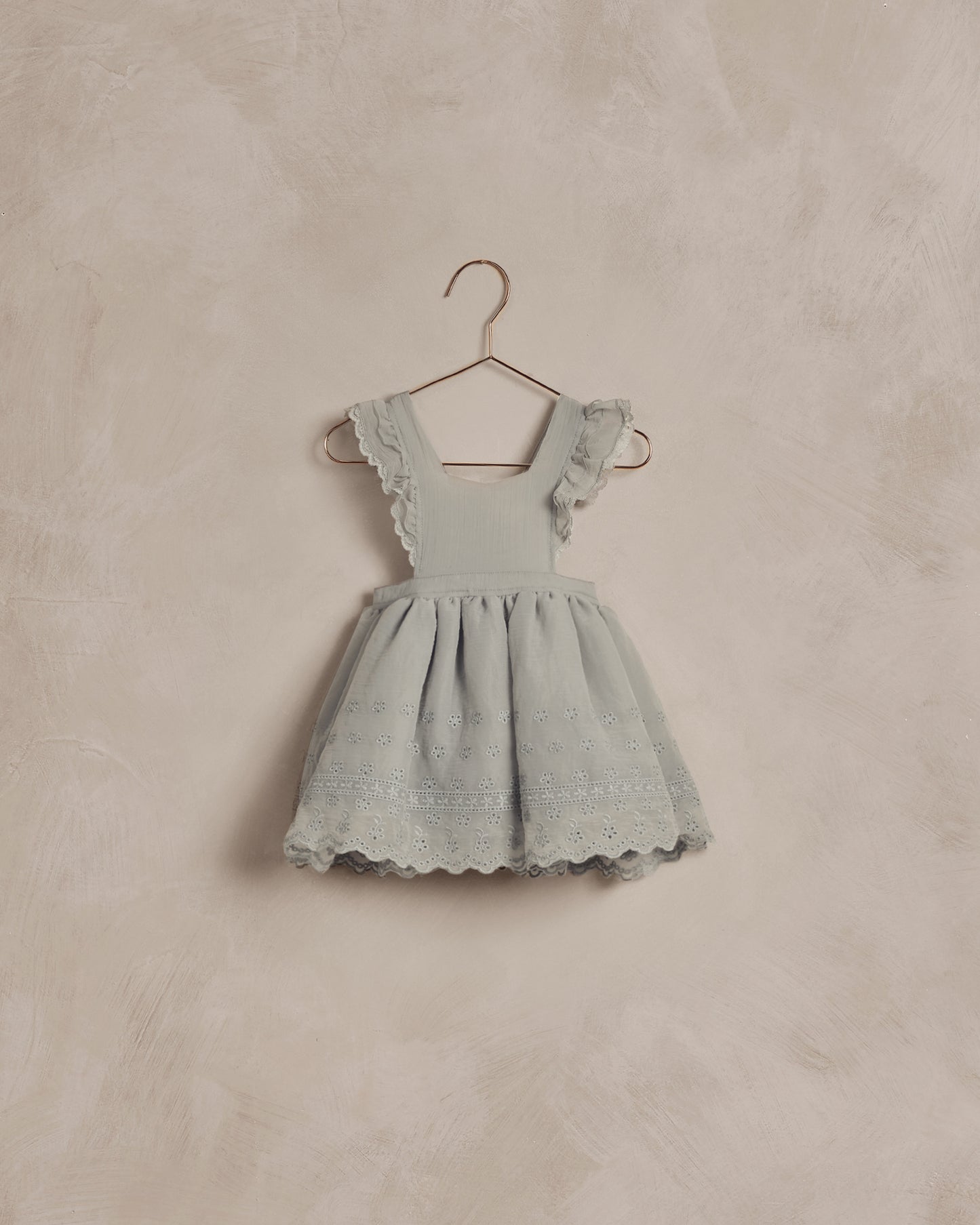NORALEE PROVINCE DRESS - DUSTY BLUE