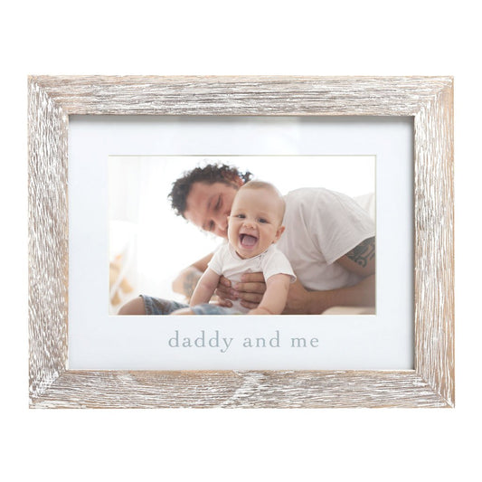 DADDY AND ME SENTIMENT FRAME - RUSTIC