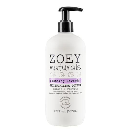 ZOEY NATURALS SOOTHING LAVENDER MOISTURIZING LOTION 17OZ
